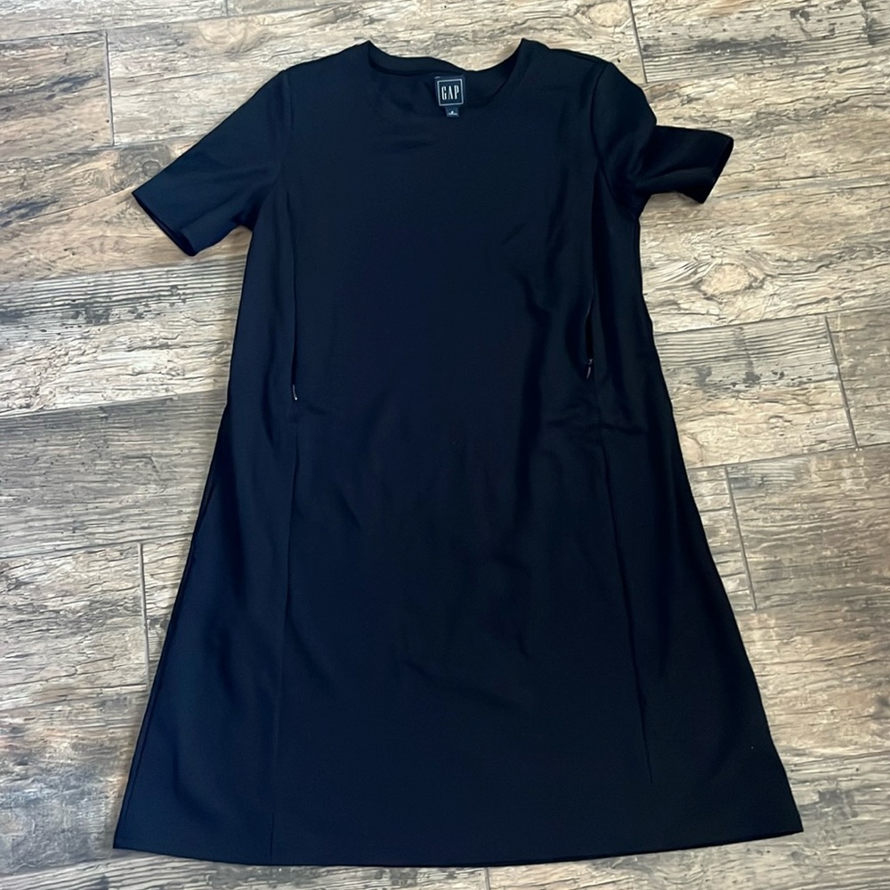 Black Maternity t shirt easy nursing dress